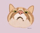 インテリアにも馴染む、猫ちゃんの似顔絵お描きします 空間に自然と溶け込む、落ち着いたタッチで丁寧に仕上げます イメージ2