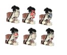 歴史人物風4キャラ、各表情6点セットで提供します 歴史風オリジナルキャラの表情でSNSやブログに使えます! イメージ5