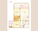素早く間取り図をトレース・作成します 不動産資料や広告に、分かりやすい間取り図を イメージ6