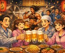 何も頑張ってないけどそんなの関係ねえ打ち上げします 街中華｜サボろう｜ワクワク｜理由なんか要らん｜ヤケクソ イメージ1