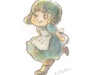 お花のようにやさしい雰囲気の女の子描きます 花や空の色を取り入れた色合いがこだわりです。 イメージ8