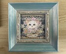 ミニ額に"うちの子"の愛らしさを半立体で表現します 半立体で空間を感じる作品を基本色鉛筆を使用して制作します イメージ3