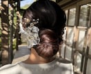 ブライダルアクセサリーやヘッドドレス制作します ドレスに合わせた透明感のある髪飾りやピアスのオーダー制作 イメージ8