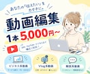 価格以上のクオリティ！丁寧な編集を強みとしています ビジネス系、Vlog系、解説系丁寧に編集致します！ イメージ1