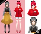 Live2D(イラスト&モデリング)制作します 貴方がずっと大切にしたくなるモデルを丁寧に、真心込めて。 イメージ5