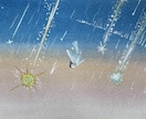 背景少なめ、世界観のある水彩イラストを描きます シンプルだけど印象に残る、絵本のようなイラストを描きます イメージ1