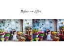 ウェディングフォト20枚1000円色味編集致します 結婚式での写真の色味加工します イメージ3
