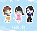 商用利用OK!ミニキャライラストを描きます SNSアイコンやグッズ利用など◎ イメージ2
