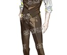 かっこいい男の子のイラストを作成します 厚塗りアニメ塗りで立ち絵・MV・サムネイルなど様々な用途に イメージ3