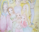 ガーディアンアート♪あなたを見守る守護存在描きます そっと寄りそう守護さんを感じるひととき イメージ7