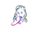 似顔絵★背景透過できます 髪色・服装などもお好きなままに！ イメージ3