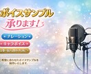 ナレーション/キャラボイス/CM音声収録します 元事務所所属｜感情の機微まで表現。企業案件・同人作品も歓迎。 イメージ1