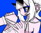 かわいい見栄えするイラスト作成します パキッとした雰囲気で誰よりも目立つあなただけのイラストを制作 イメージ3