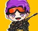 SNS、youtebeにも使えるミニキャラ描きます twitter、ゲームでもお好きなアイコンに！ イメージ4