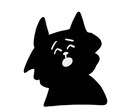 ゆるい猫イラストをお好きなポーズで描きます シンプルでゆるくてちょっとうざい猫 イメージ2