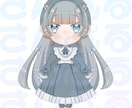 サンプルの様な可愛い女の子のイラストを制作致します ♡SNS使用、商標利用OK！お気軽にお問い合わせください⟡ イメージ4