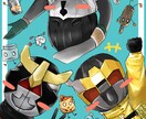 元デザイン科生がミニキャラアイコン描きます SNSで使えるアイコンを作成します。 イメージ3