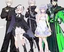 一枚絵、立ち絵制作いたします きれいで使いやすいイラストをお求めの方に イメージ3