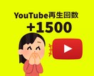 Youtube動画再生回数【+1500UP】します ユーチューブ動画宣伝！増加されるまで宣伝します！ イメージ1