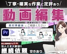 動画に不慣れな方も安心。法人/個人幅広く編集します Premiere使用｜紹介動画/女性編集者が丁寧に対応♪ イメージ1