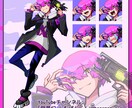 目を惹くカラフルなキャラクター立ち絵を制作します Vtuber・動画配信のアバターや創作などのイメージキャラに イメージ3