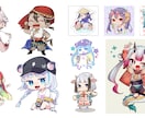 カラー/モノクロ/ミニキャラなどイラスト作成します アイコン・立ち絵などご要望をお伺いします！ イメージ2