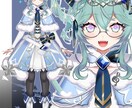 Vtuber立ち絵パーツ分けイラストを作成します デザインからパーツ分けまで行います！ イメージ4