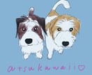 ペットのイラストアイコン作ります 似顔絵風にペットのイラスト作ります。 イメージ2