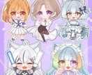 ちまっと可愛いミニキャラを制作致します 商用込みのお値段なので収益化のサービスにもご利用頂けます！ イメージ3