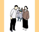 最短即日！線画でSNSのアイコン画像を作成します 最安値で！カラフル、シンプル両方お任せください！ イメージ3