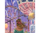 人物込の背景イラスト、1枚絵描きます 個性を出すあなただけの1枚！配信、書籍、グッズなどにも！ イメージ7