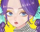最短2日！おしゃれ見やすい！可愛い女の子描きます SNSのアイコンや夢絵ならお任せ下さい♪ イメージ9