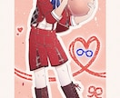 キラキラでかわいいイラスト描きます 手描き感の強いシンプルキュートな雰囲気がお好きな方に♡⟡.· イメージ8