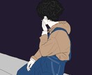 写真を元にお洒落なイラスト描きます SNSのアイコンにもご使用いただけます イメージ3