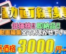 動画編集全ておまかせください！低価格でお届けします 最低価格3000円で動画編集たまわります！ イメージ1
