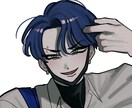 TRPG立ち絵、VTuber立ち絵描きます 等身高めでダークな作風、体の肉を描くのが得意！ イメージ6
