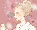 大人女性向けの世界観作りのイラスト制作をします 個人事業主様の雰囲気作りのイラスト×デザインをご提案します イメージ2