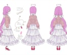 一枚絵・キャラクターイラスト作成いたします Vtuberキャラデザ・立ち絵・MV等 イメージ7