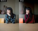 ポートレート写真を、世界観重視でレタッチします ただ綺麗なだけではない、印象に残るビジュアルへ。 イメージ4