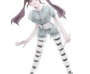 透明感があるイラストをえがいています 髪の毛の塗りにこだわっています イメージ3