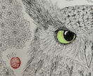 ミミズクさんのペン画イラストを描きます 限定3名様特別価格。繊細な羽根の表現をお楽しみください！ イメージ3