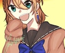 アイコン/歌ってみたイラスト描きます 等身大/デフォルメ、かわいい女の子/かっこいい女の子描きます イメージ3