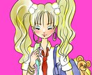 手描き×デジタルの他にはないイラストを描きます 美大出身作家によるレトロで可愛い手描きならではのイラスト イメージ1