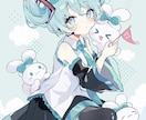 ふんわり温かい透明感のあるイラストをお描きします アイコンやヘッダー、サムネイル、配信画像などにぜひ！ イメージ3