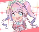 一枚絵やグッズ用SDが使いやすい！絵柄で描きます Vtuberさんのヘッダー&サムネイルイラスト制作実績あり! イメージ10