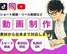 完全お任せOK！素材からショート動画制作します 素材がなくてもお任せで動画に仕上げます イメージ1