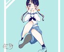 シンプル可愛いイラスト描きます SNS用オリジナルアイコンを必要としてる方へ イメージ2
