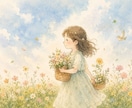 絵本のような優しいアートを制作します 毎日に小さな幸せを届ける一枚のアート イメージ3