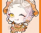 かわいいミニキャラ制作します SNSアイコン、自キャラSD化などさまざまな用途に対応可！ イメージ4