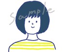 ゆるい似顔絵アイコン描きます SNSや名刺の使用にぴったり。商用利用可能◎ イメージ3